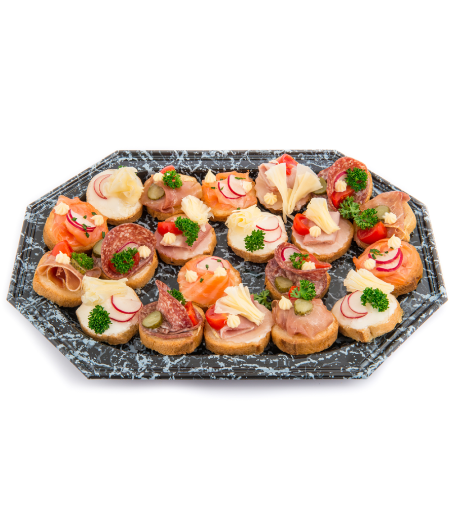 Plateau mini canapés 5pers (15pièces)